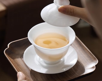 Ultra-Thin Walled Porcelain Gaiwan , 160ml