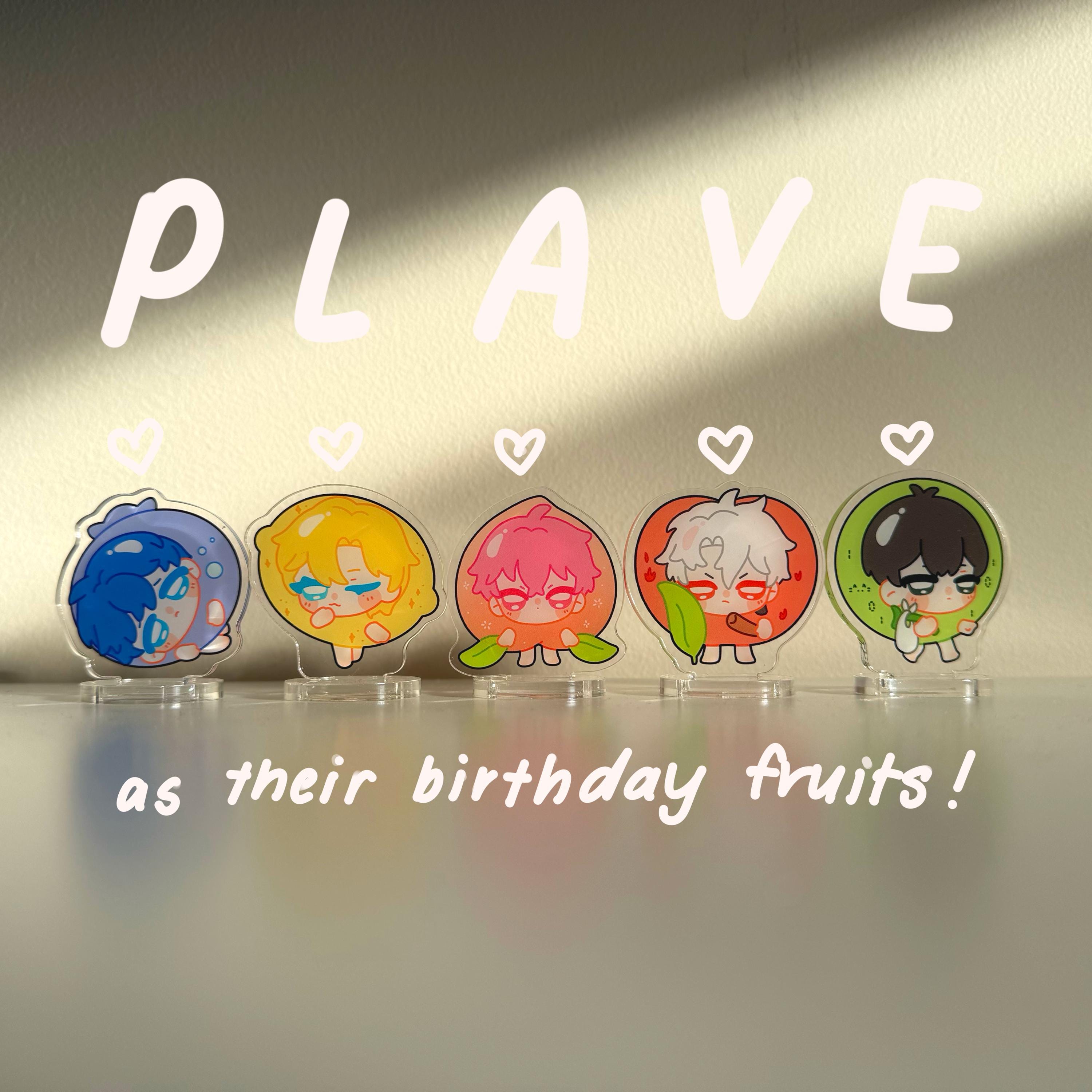 PLAVE Fruits Standee! Yejun, Noah, Bamby, Eunho, Hamin - Etsy