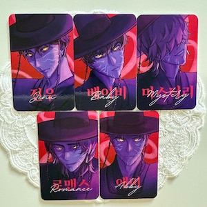 NEW!! kpop demon hunters photocards and stickers! saja boys and huntrix