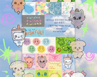 nct wish sticker sheet!