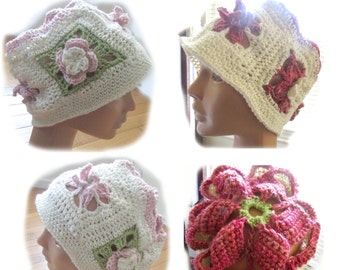 Efflorescence Hat Crochet Pattern