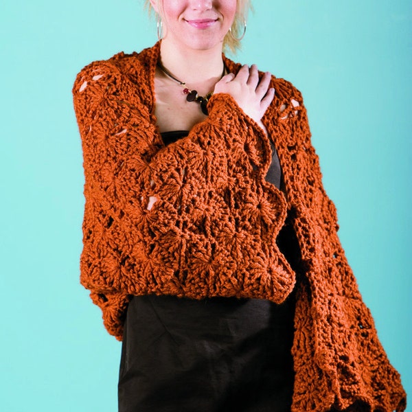 SunRays Shrug & Shawl Crochet Pattern