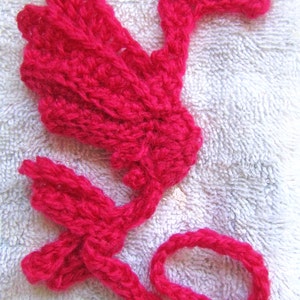 Flying Dragon Bookmark Crochet Pattern image 2