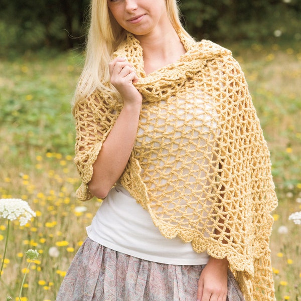 BRIDGES WRAP Crochet Pattern