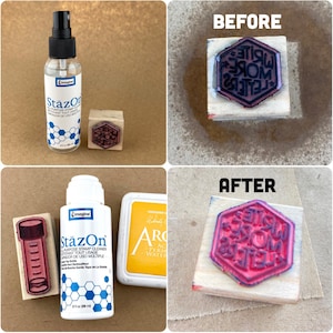 Staz-On Rubber Stamp Cleaner (2oz Dauber Top, Spray Top or Refill)