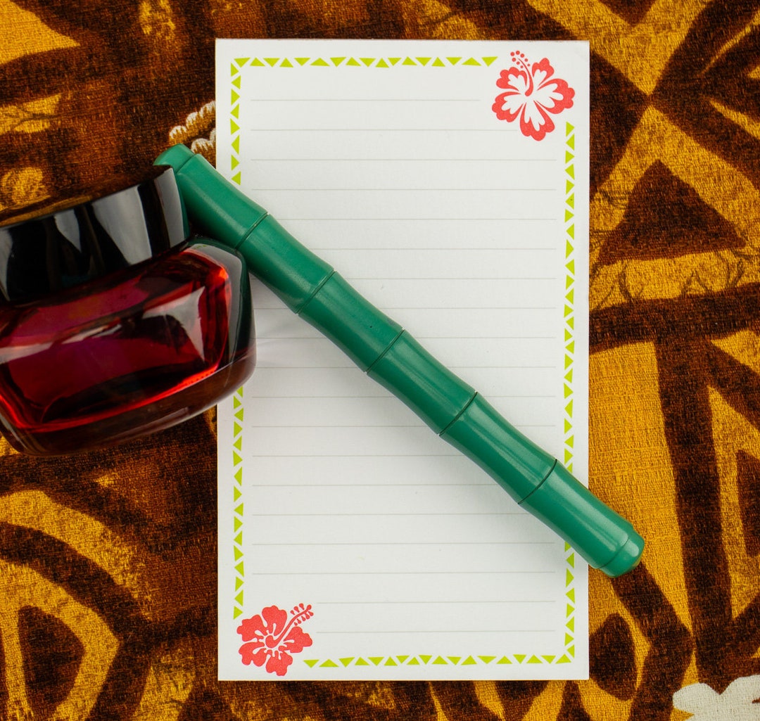 Tiki Notebook Tiki Notepad (hibiscus, Tropical, Hawaiian, Polynesian) - Etsy