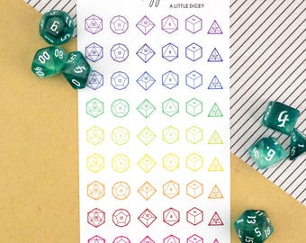 A Little Dicey Sticker Sheet (25-005)