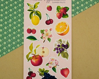 Summer Fruits Sticker Sheet (25-008 )