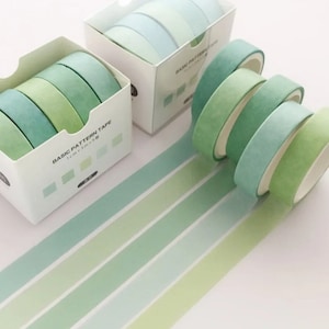 Washi Tape Set of 5 for Journal, Planner, and Scrapbook, Decorative Tape, Masking Tape