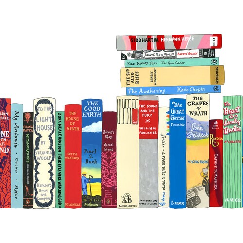 Ideal Bookshelf 963 Novels 18991941 Etsy