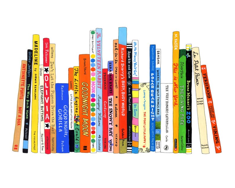 Ideal Bookshelf 488 Kids Etsy