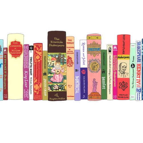 Ideal Bookshelf 753 Shakespeare Etsy UK