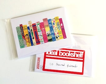 Pack of 20 assorted Ideal Bookshelf postcards