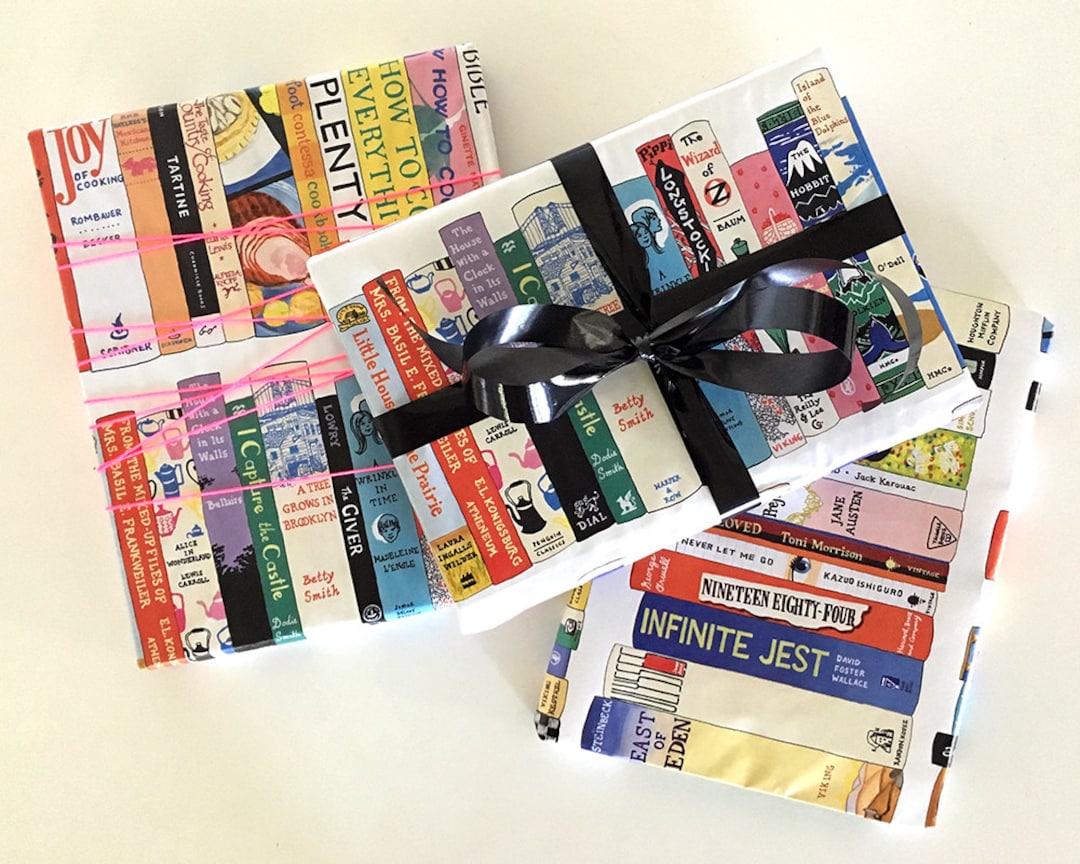 Ideal Bookshelf Wrapping Paper - Etsy