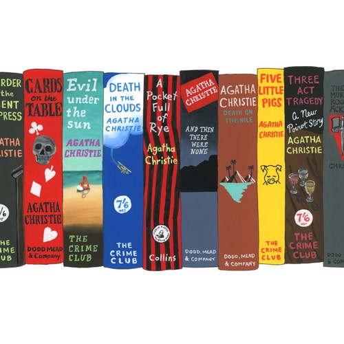 Ideal Bookshelf 822 Agatha Christie Etsy