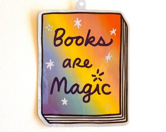 Book Sticker: Books are Magic