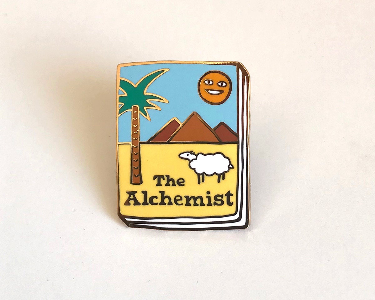 Book Pin: the Alchemist - Etsy