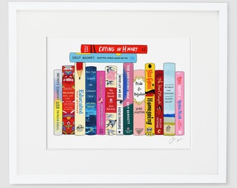 Custom Print of YOUR Ideal Bookshelf - 8x10"