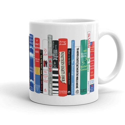 Ideal Bookshelf Mug Resistance Etsy