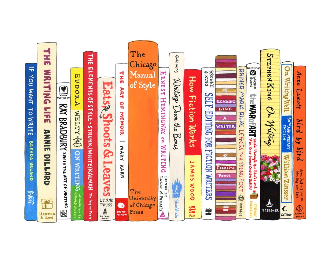 Ideal Bookshelf 1027 Writing Etsy