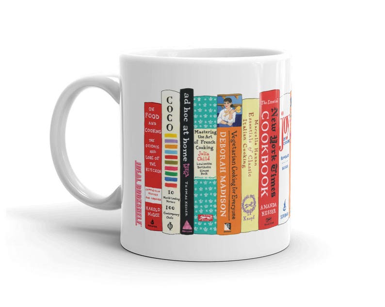 Ideal Bookshelf Mug Cooking Etsy