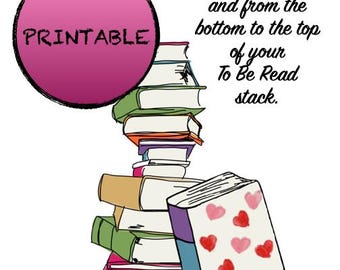 Biglietto di auguri per San Valentino, amante dei libri, pila TBR