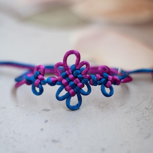 Jinu-Inspired Bracelet, Kpop Demon Hunters Korean Knot Bracelet, Custom Knot Bracelet,  Personalized Bracelet, Gift For Her