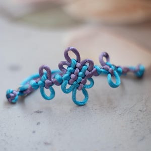 Kpop Demon Hunters Korean Knot Bracelet, Rejinu Bracelet, Custom Knot Bracelet, Personalized Bracelet, Gift For Her