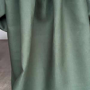 Pure Irish Linen Fabric by the Metre - Bottle green - 145cm width