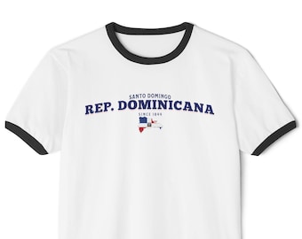 ドミニカ共和国ユニセックスジャージトップ - ドミニカシャツ、ドミニカ共和国Tシャツ、ドミニカジャージ、ドミニカ国旗、ドミニカユニセックスギフト