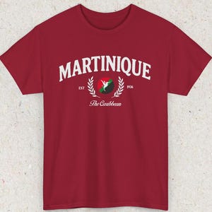 Martinique Unisex tshirt- Martinique shirt- Martinique gift- Vintage soccer tshirt ,Martinique T shirt-Martinique jersey