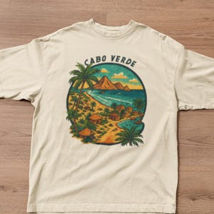Vintage Cabo Verde Flag T-Shirt: Y2K West African Island Tee