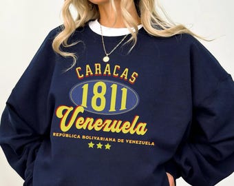 Venezuela unisex Sweatshirt- Venezuela T-shirt- y2k vintage 2000s -Venezuela shirt, Venezuela  jersey-Venezuela sweatshirt- venezuela flag
