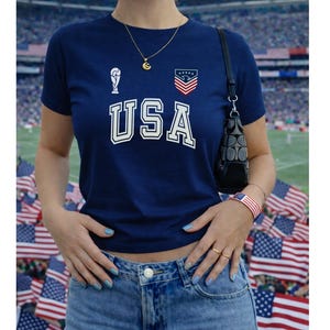 USA Fotbollströja – Amerikansk flagga Fotbollströja bild 2