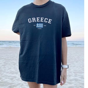 Greece Unisex Tshirt, Greece shirt- vintage 2000s , Greece Baby Tee, Greece flag- Greece Tshirt- Greece crop top- Greece gift-greece jersey