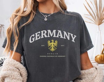 Camiseta de Alemania, camiseta de Alemania, bandera alemana, camiseta de Alemania, regalo de Alemania, recuerdo de Alemania, camiseta de Alemania, bandera de Alemania