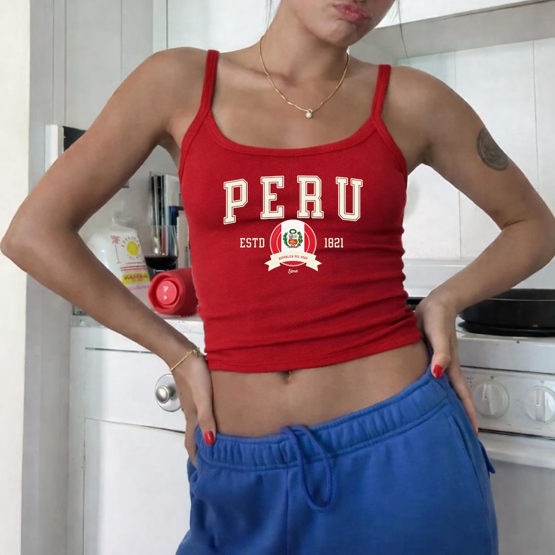 Peruvian Top Peru Tank Top, Peru Shirt, Peruvian Pride Tee, Peru Heritage T Shirt ...