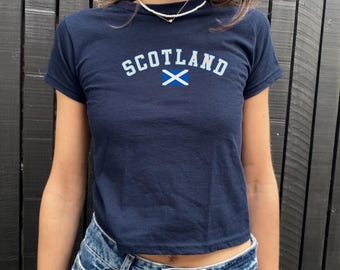 Camiseta infantil con la bandera de Escocia - Recuerdo de la bandera escocesa