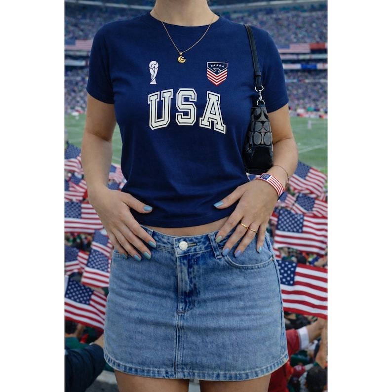 USA Fotbollströja – Amerikansk flagga Fotbollströja bild 2