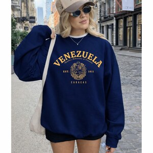Venezuela Sweatshirt, venezuela flag shirt- venezuela gift- Venezuelan Flag Crewneck Pullover- flag sweatshirt image 4