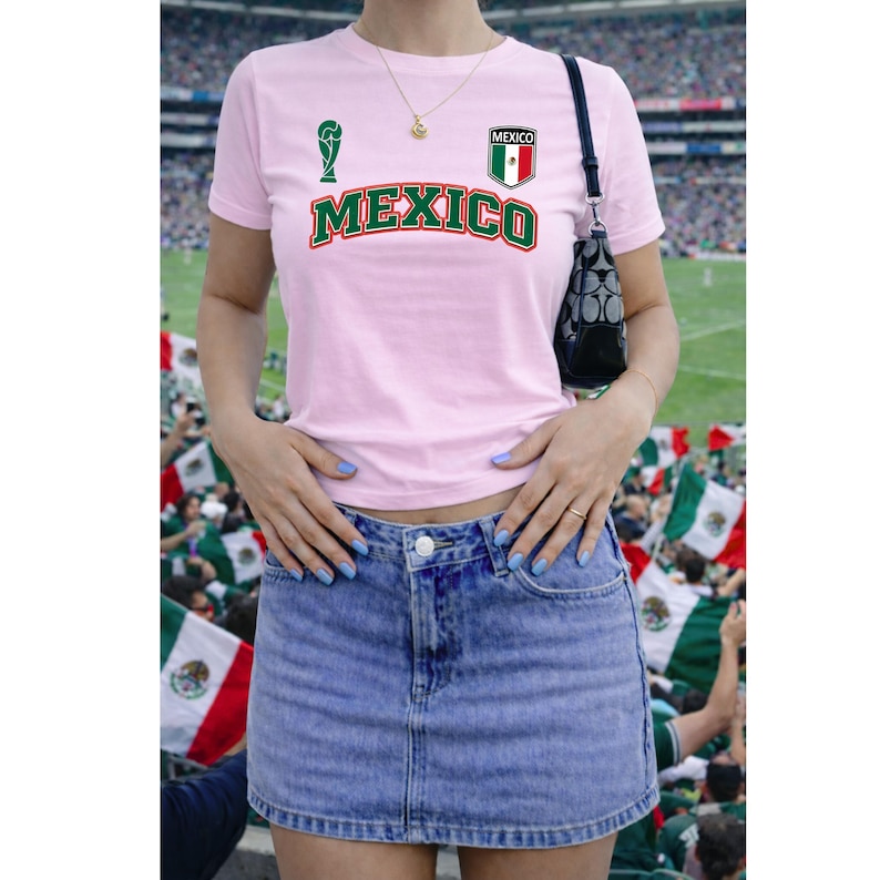 Mexico voetbal baby-T-shirt-Mexico-T-shirt-Vintage Mexico-T-shirt--Mexicaanse adelaar shirt- Viva Mexico-Mexico kleding afbeelding 6