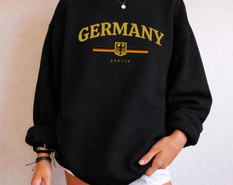 Germany Sweatshirt, german pullover-  Deutschland Crewneck Pullover- deutschland gift-
