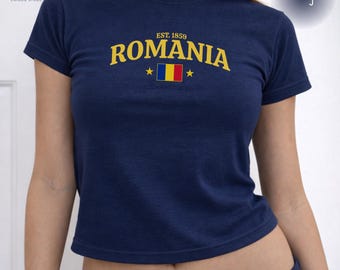 Romania Shirt, România Tee, Romanian Pride T Shirt, Europe Souvenir Gift