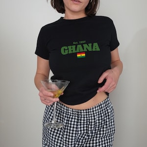 Ghanas flagga babytröja, Vintage fotbollströja bild 3