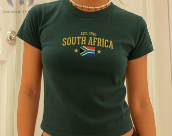 Camiseta de Sudáfrica, camiseta del orgullo sudafricano, camiseta de la herencia sudafricana, regalo de recuerdo africano