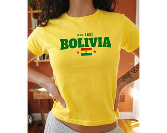 Bolivia baby tee, Bolivia tshirt -Bolivia shirt -latina shirt- Bolivia gift