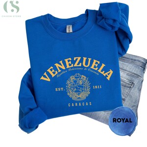 Venezuela Sweatshirt, Venezuela Souvenir- venezuela flag shirt- venezuela gift- freedom venezuela- flag sweatshirt image 6