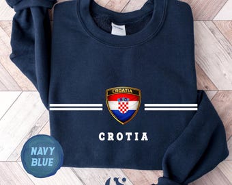 Moletom da Croácia, Suéter de Futebol da Croácia - Presente da Croácia - Camiseta da Croácia - Moletom da Croácia - Camisa da Croácia
