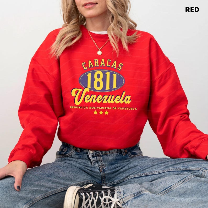 Venezuela unisex Sweatshirt- Venezuela T-shirt- y2k vintage 2000s -Venezuela shirt, Venezuela jersey-Venezuela sweatshirt- venezuela flag image 4