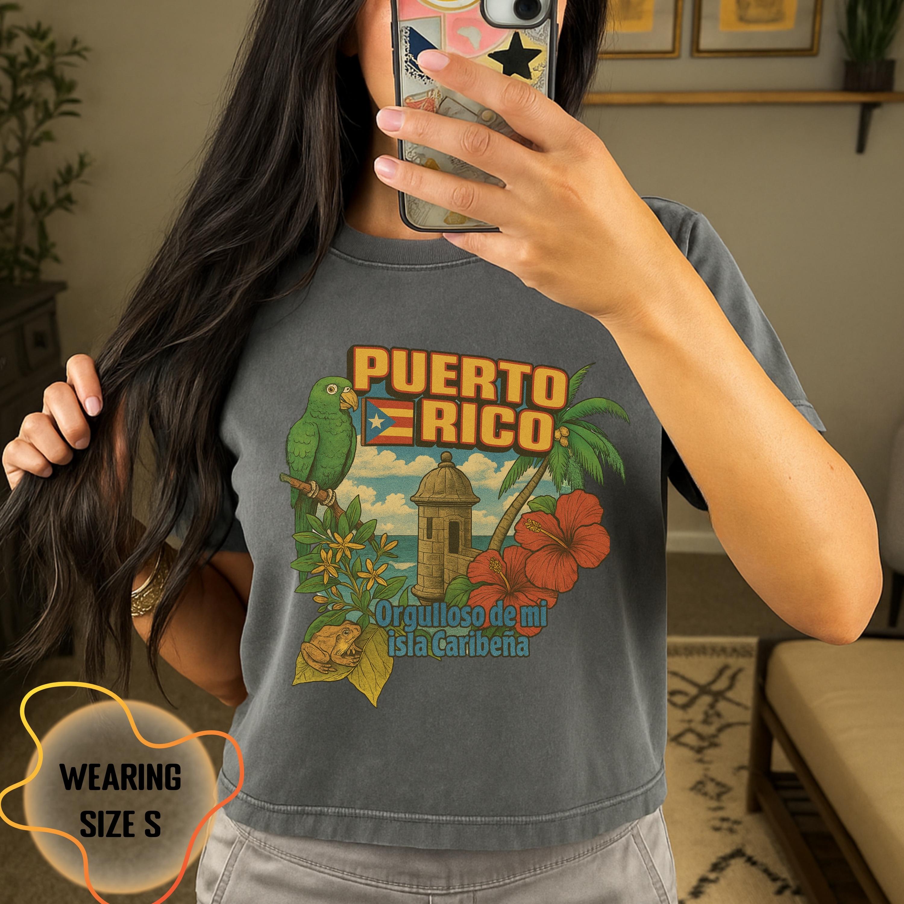 Puerto Rico Y2k T-shirt, Puerto Rico shirt- y2k vintage 2000s-flag shirt,  puerto rico top- puertorico-puertorico gift- puertorico flag